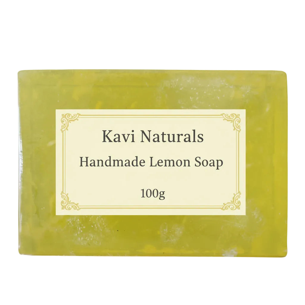 Kavi Naturals Handmade Lemon soap 100gm