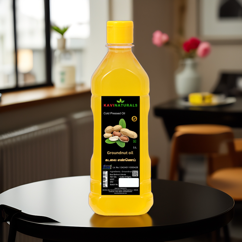 Cold Pressed | wood pressed Groundnut oil 1 Litre