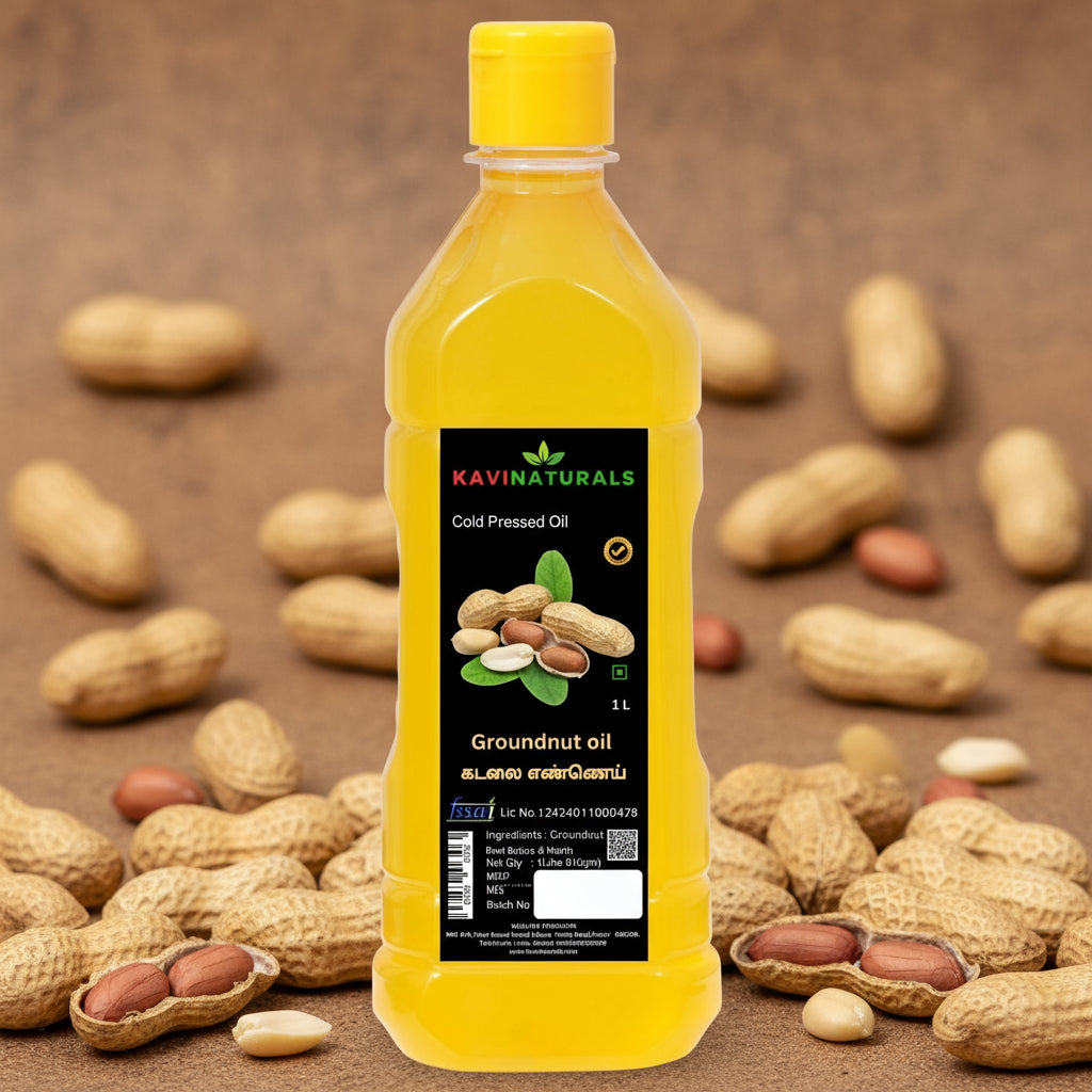 Cold Pressed | wood pressed Groundnut oil 1 Litre