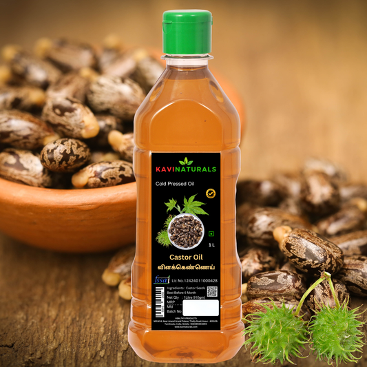 Cold Pressed | Wood Pressed castor oil 1 Litre