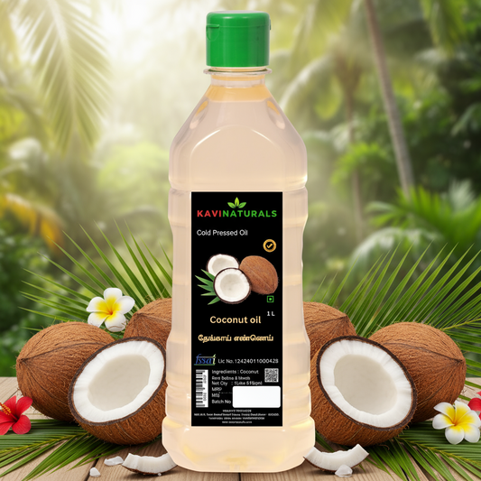 Cold Pressed | Wood Pressed Coconut Oil 1 Litre