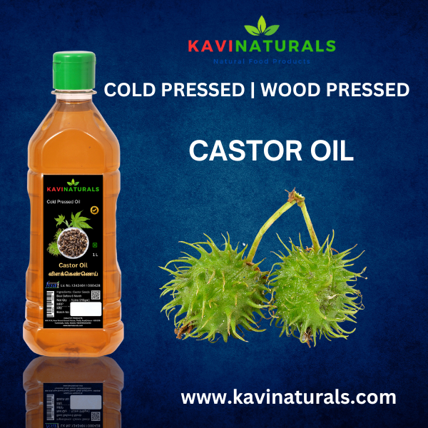 Cold Pressed | Wood Pressed castor oil 1 Litre