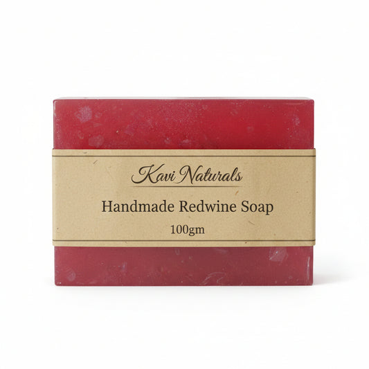 Kavi Naturals Handmade Redwine soap 100gm