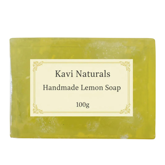 Kavi Naturals Handmade Lemon soap 100gm